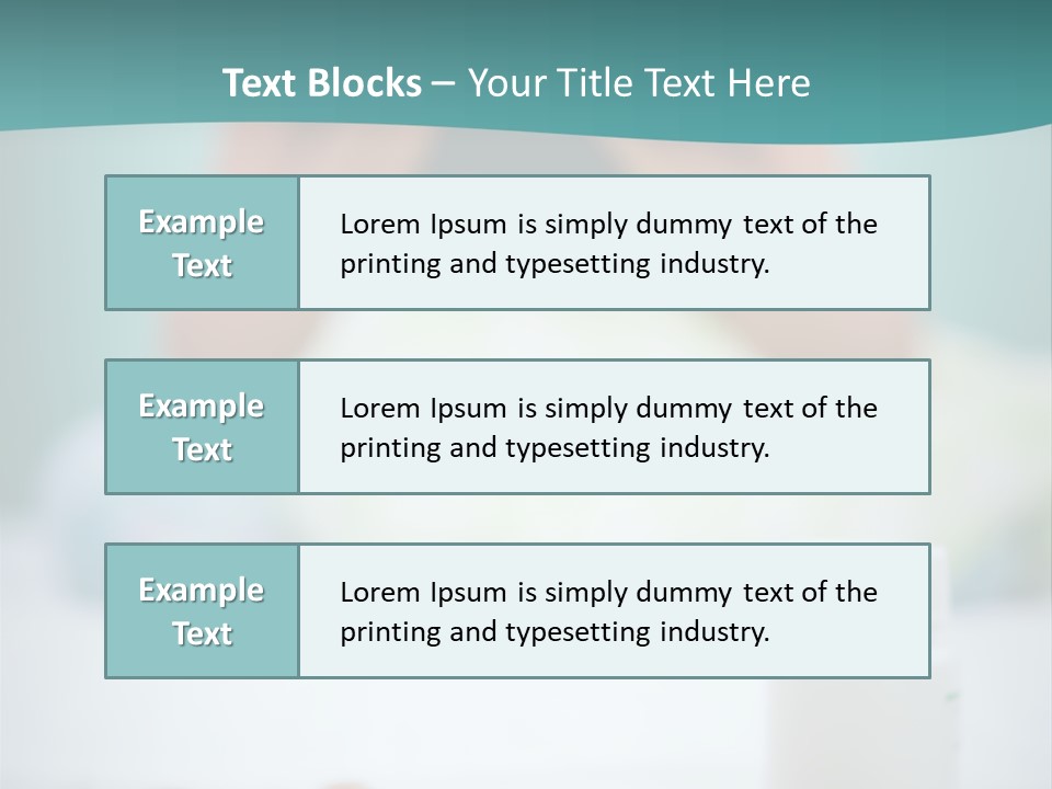 Patient Bed Young PowerPoint Template