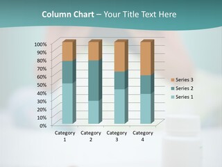 Patient Bed Young PowerPoint Template