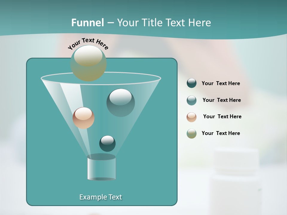Patient Bed Young PowerPoint Template