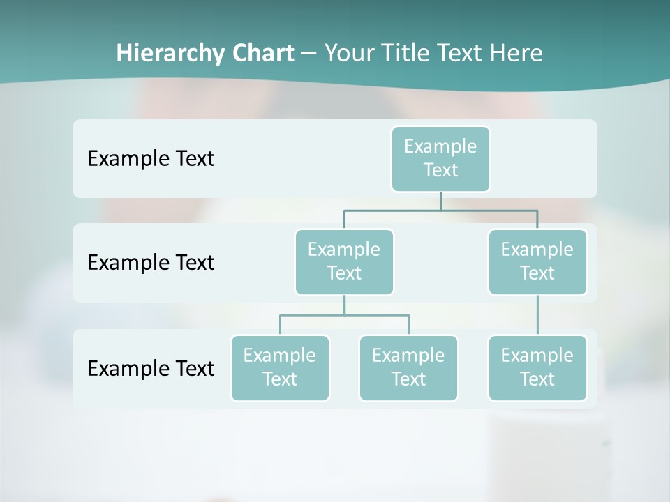 Patient Bed Young PowerPoint Template