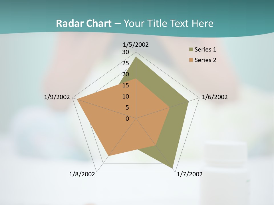 Patient Bed Young PowerPoint Template