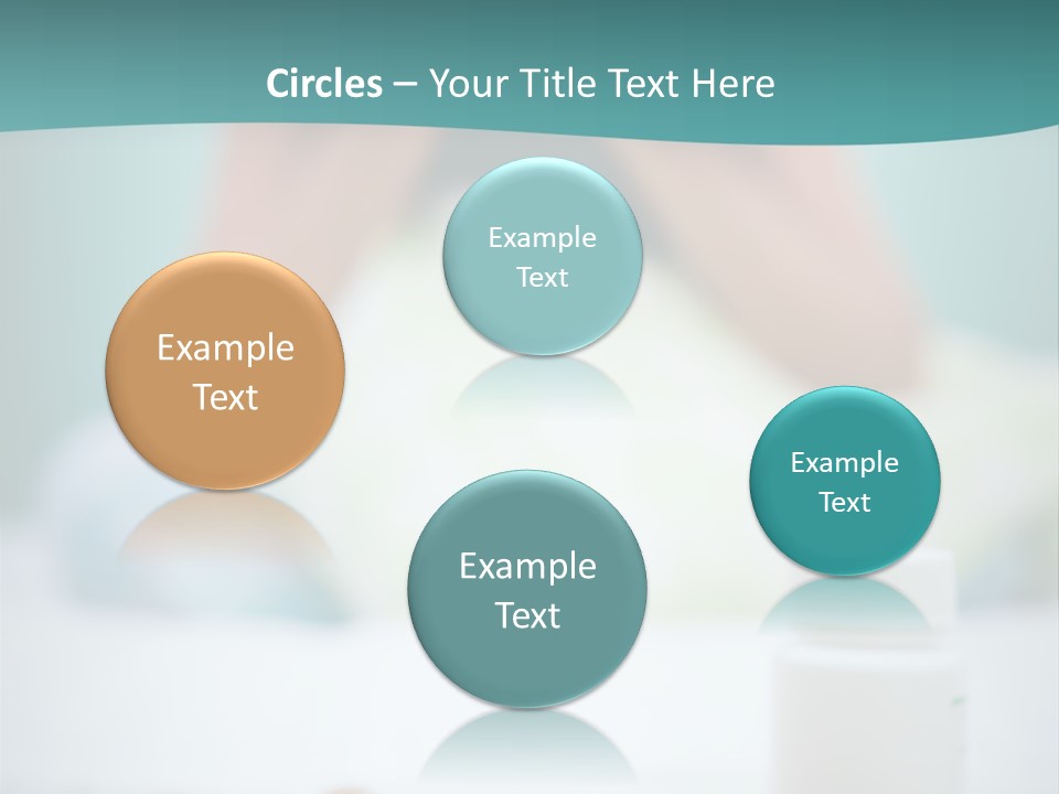 Patient Bed Young PowerPoint Template