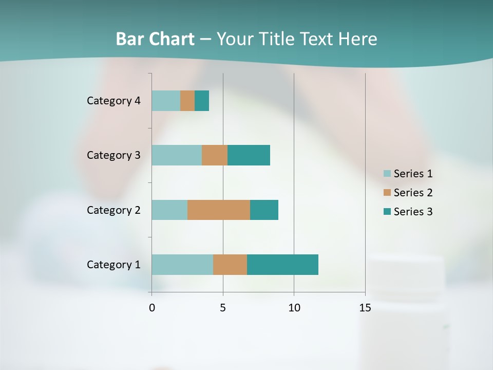 Patient Bed Young PowerPoint Template