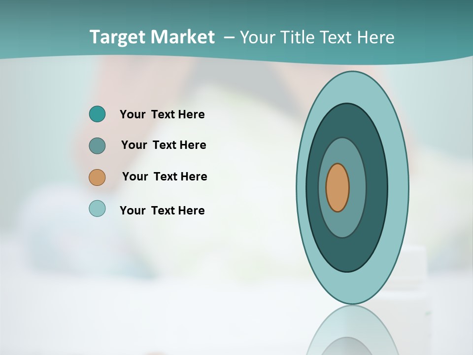 Patient Bed Young PowerPoint Template