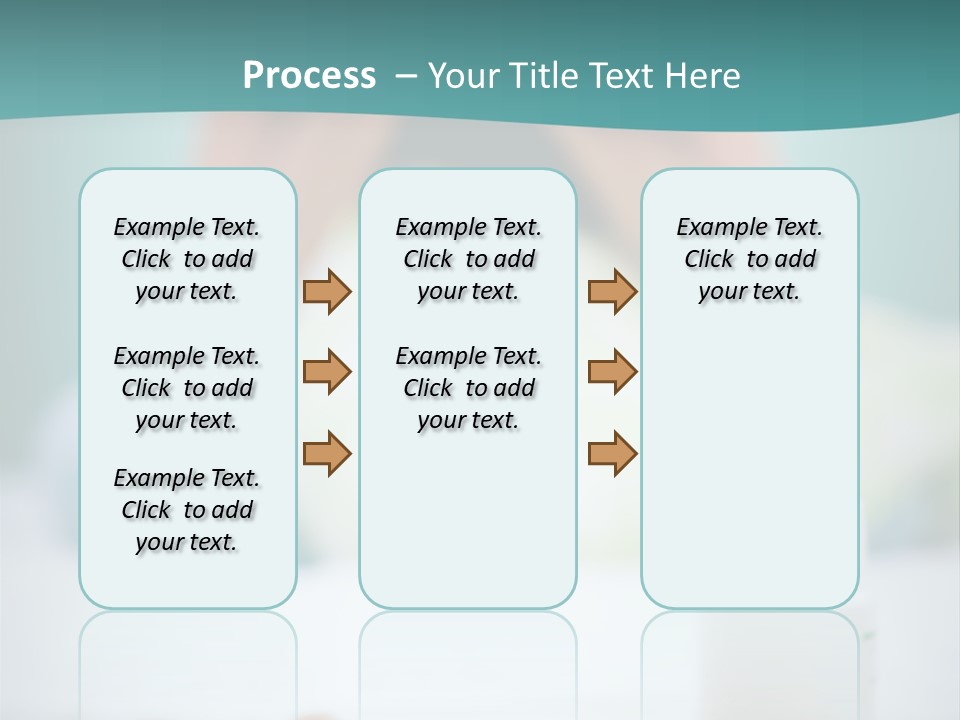 Patient Bed Young PowerPoint Template