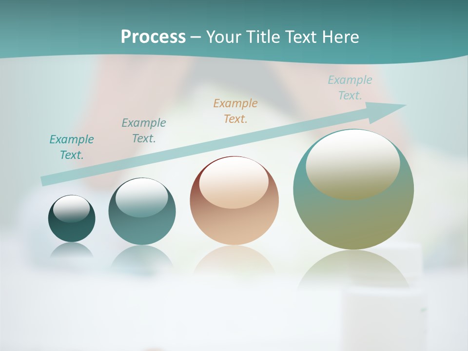 Patient Bed Young PowerPoint Template