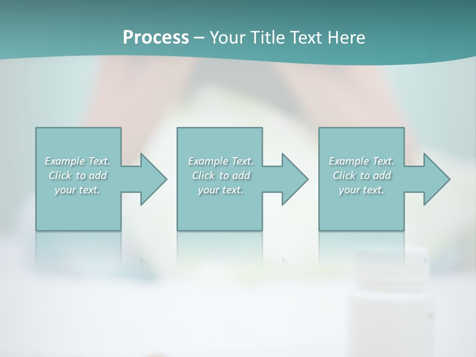 Patient Bed Young PowerPoint Template