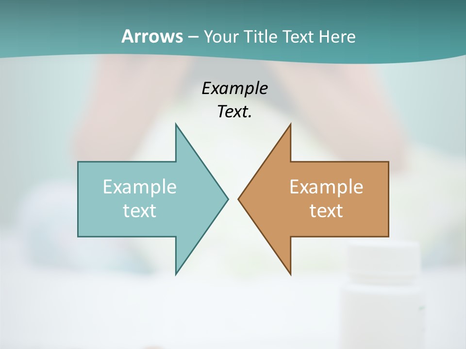 Patient Bed Young PowerPoint Template