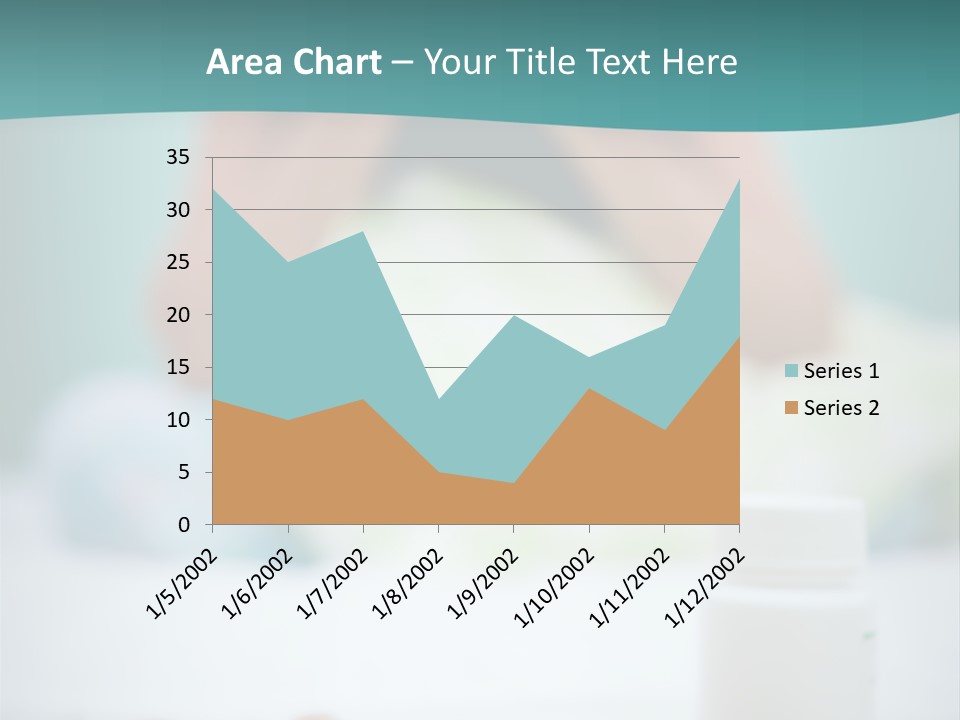 Patient Bed Young PowerPoint Template