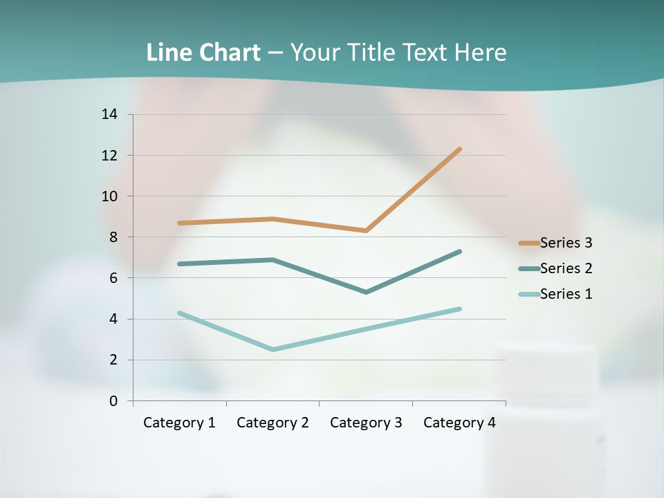 Patient Bed Young PowerPoint Template