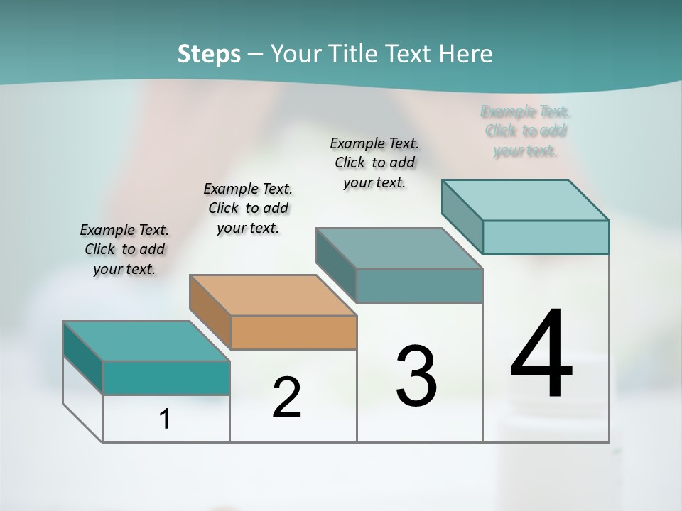 Patient Bed Young PowerPoint Template