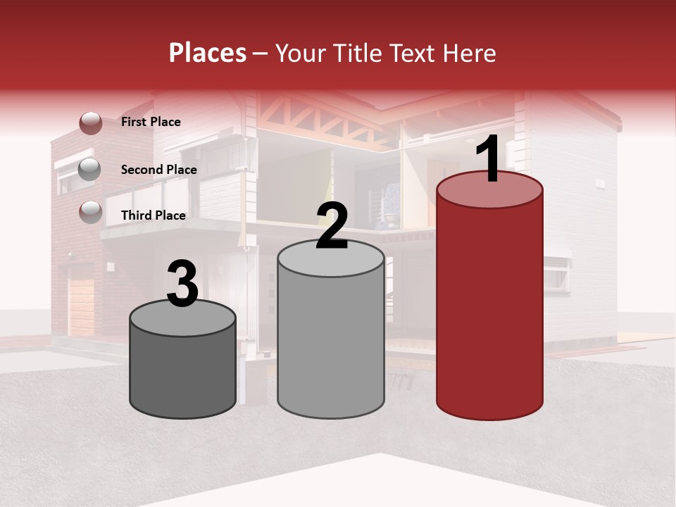 Brick Window Home PowerPoint Template