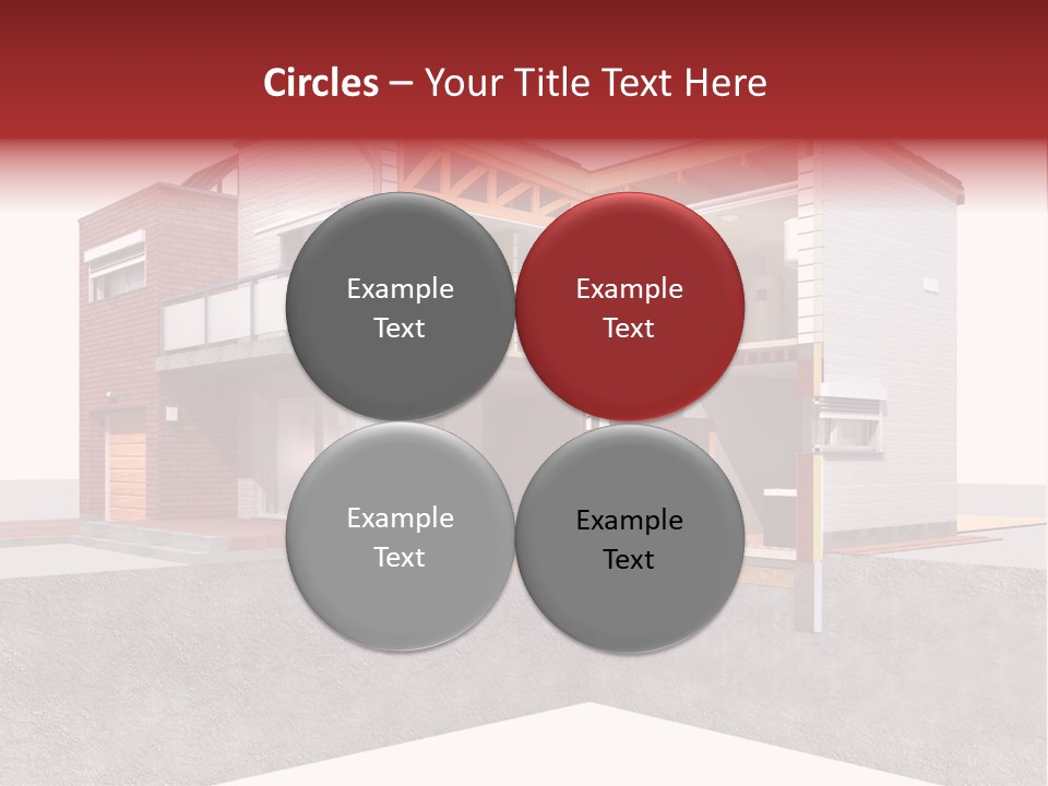 Brick Window Home PowerPoint Template
