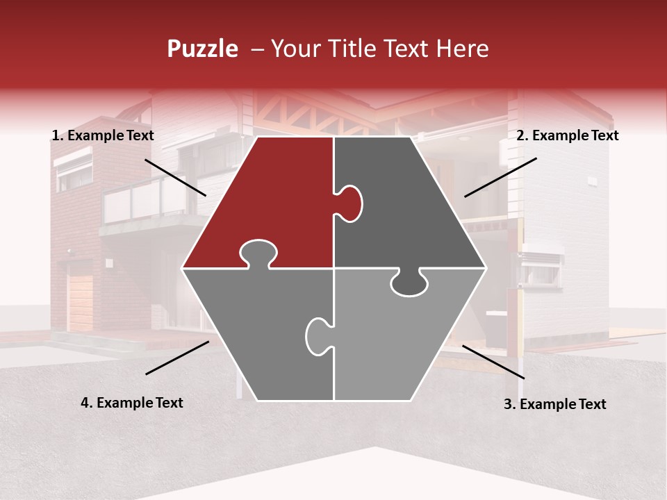 Brick Window Home PowerPoint Template