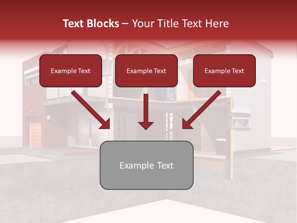 Brick Window Home PowerPoint Template