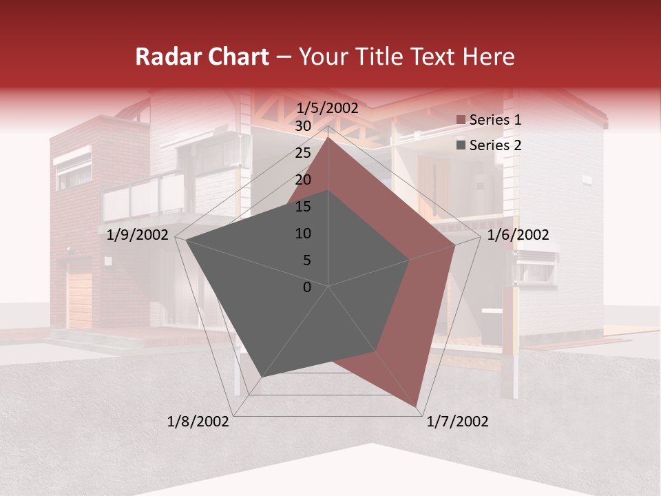 Brick Window Home PowerPoint Template
