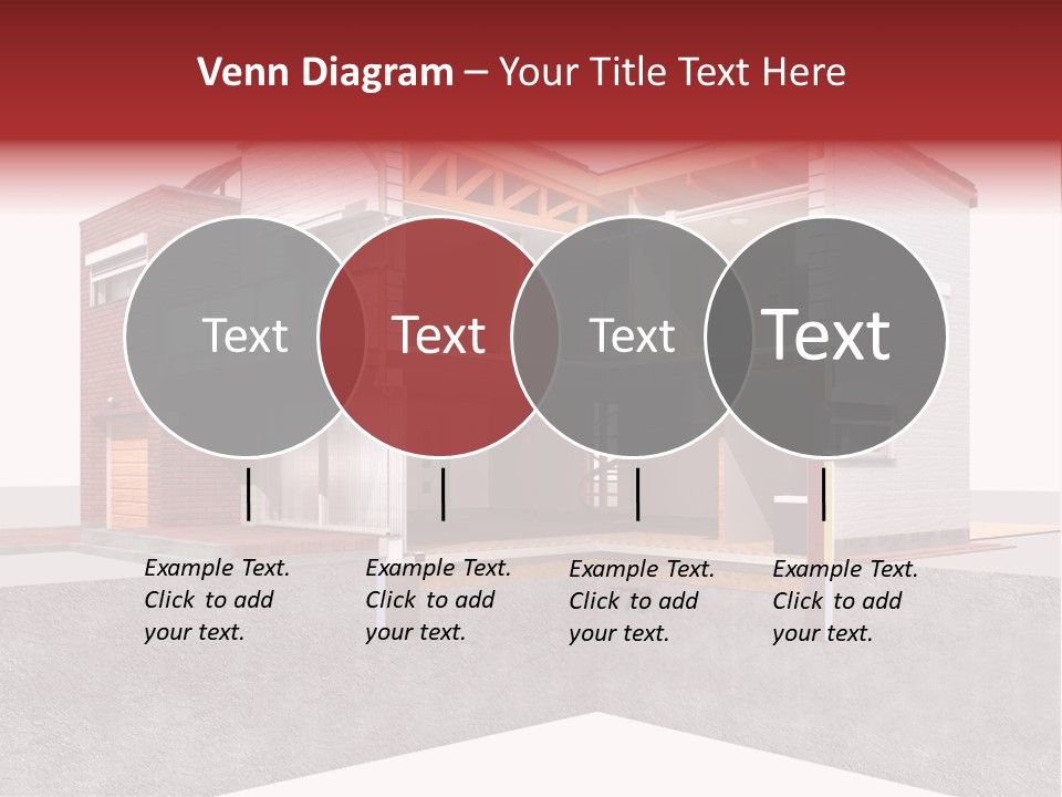 Brick Window Home PowerPoint Template