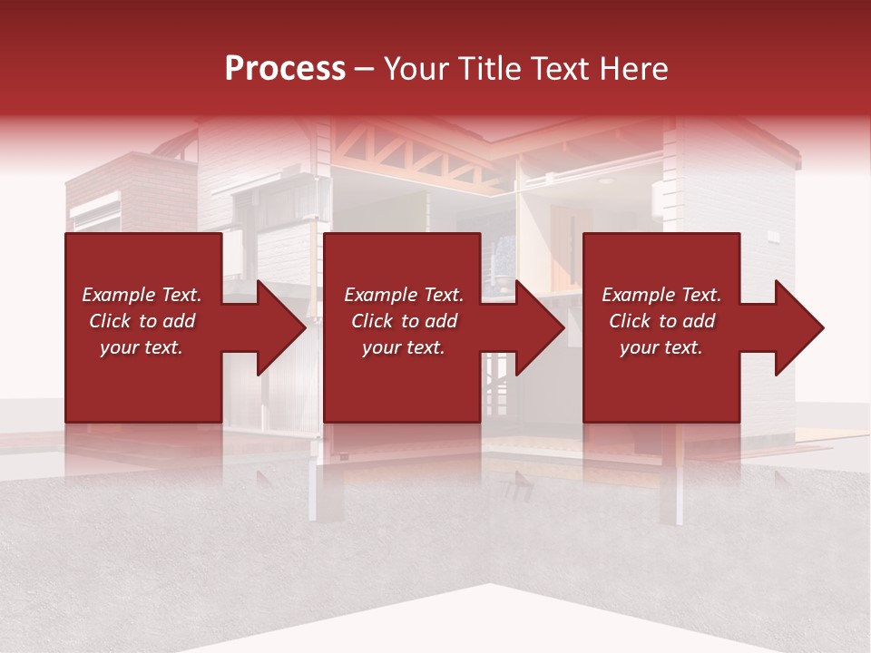 Brick Window Home PowerPoint Template