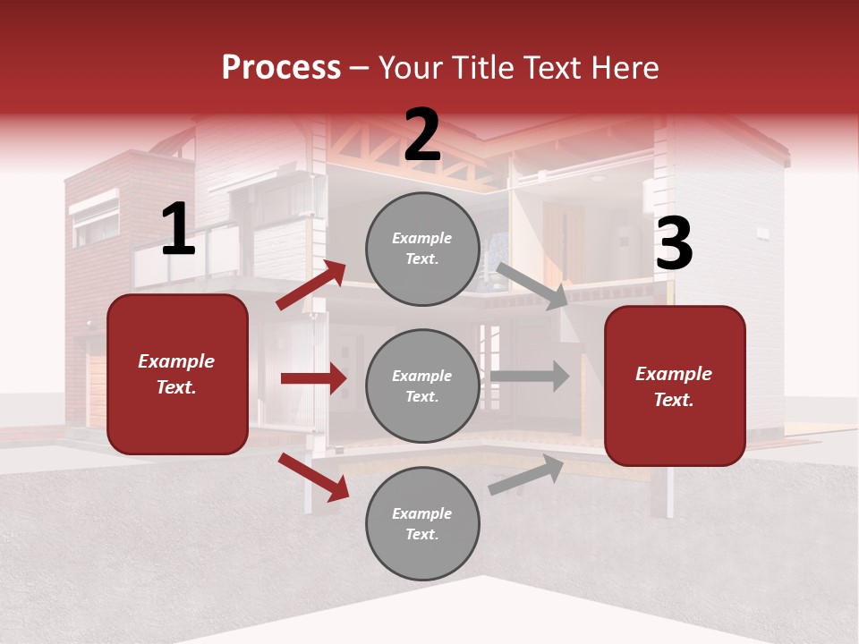 Brick Window Home PowerPoint Template