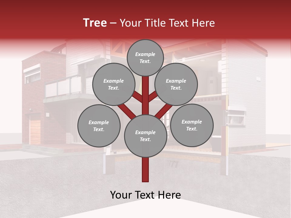 Brick Window Home PowerPoint Template