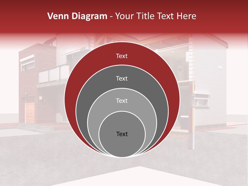 Brick Window Home PowerPoint Template