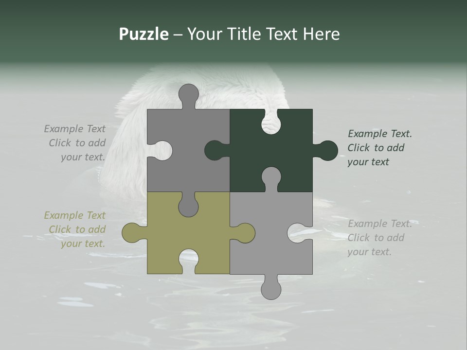 Nature Swim Dangerous PowerPoint Template