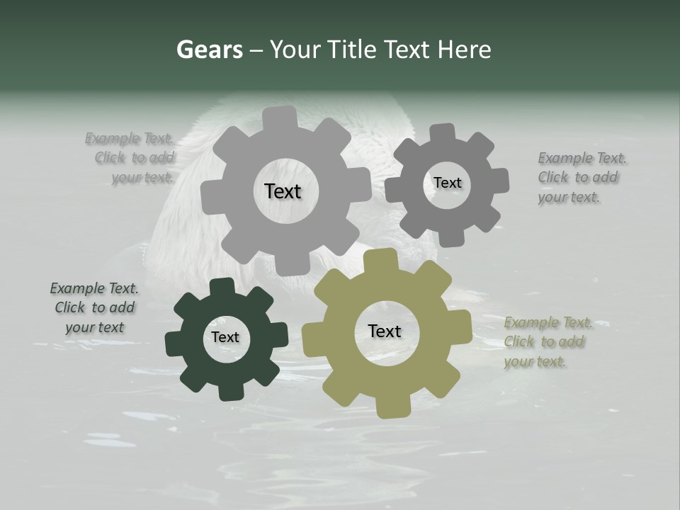 Nature Swim Dangerous PowerPoint Template