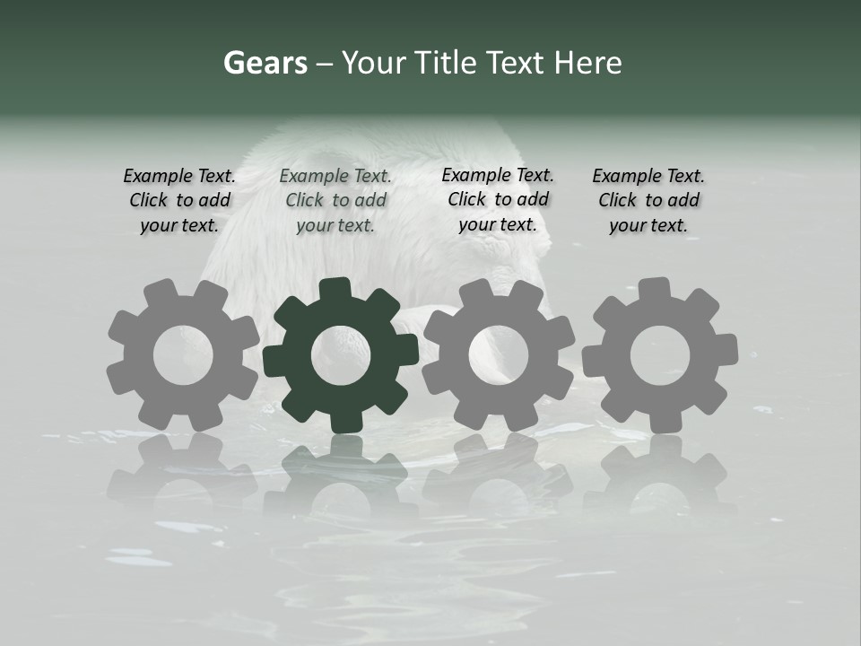 Nature Swim Dangerous PowerPoint Template