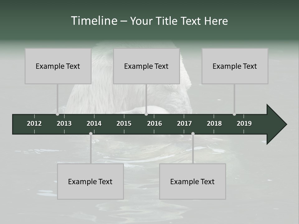 Nature Swim Dangerous PowerPoint Template