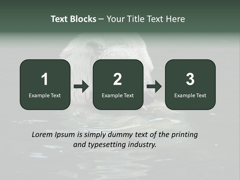 Nature Swim Dangerous PowerPoint Template