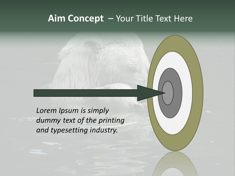 Nature Swim Dangerous PowerPoint Template