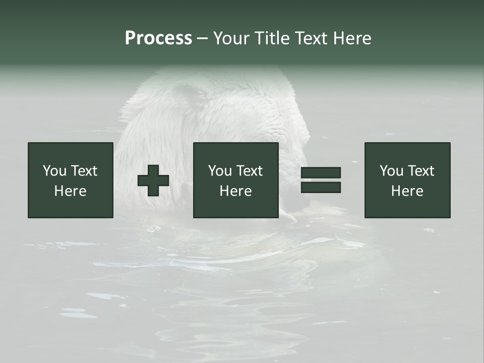 Nature Swim Dangerous PowerPoint Template