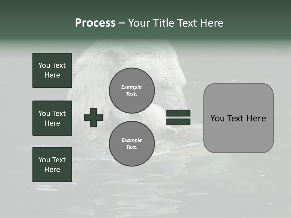 Nature Swim Dangerous PowerPoint Template