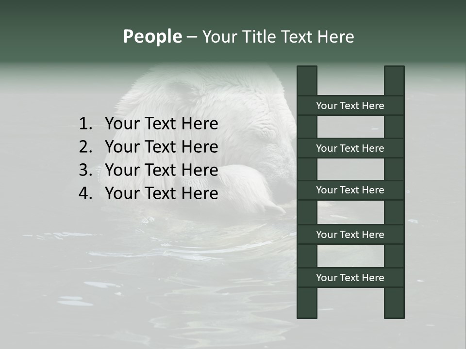 Nature Swim Dangerous PowerPoint Template