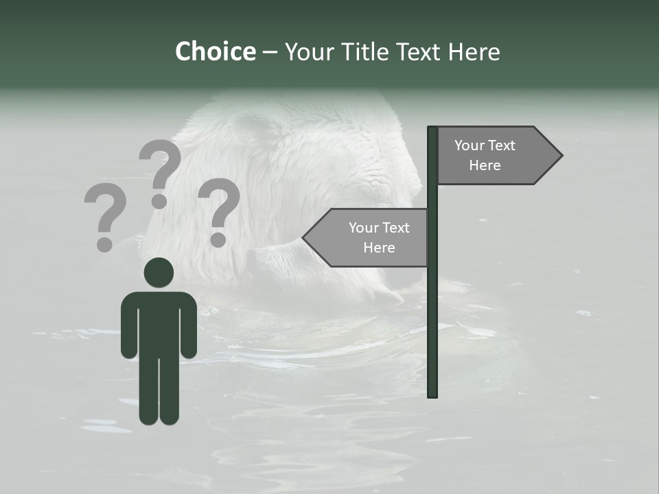 Nature Swim Dangerous PowerPoint Template