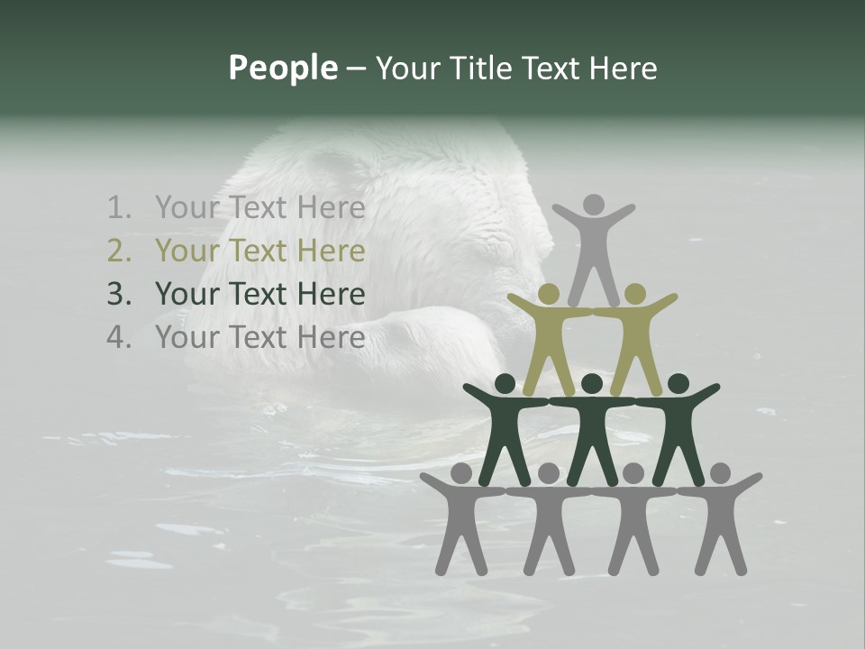 Nature Swim Dangerous PowerPoint Template