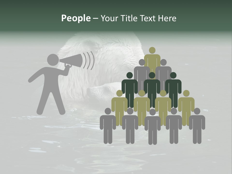 Nature Swim Dangerous PowerPoint Template