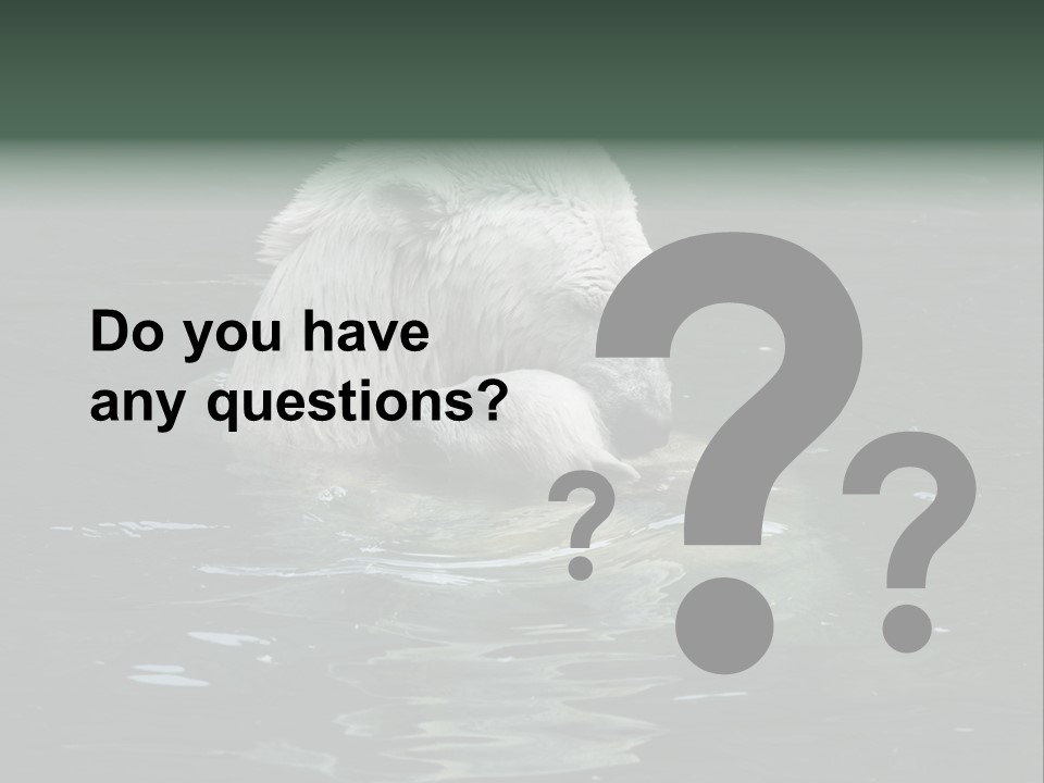 Nature Swim Dangerous PowerPoint Template