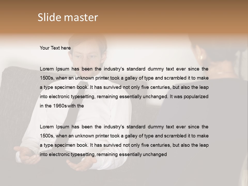 Counseling Depression Help PowerPoint Template