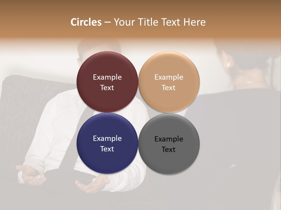 Counseling Depression Help PowerPoint Template