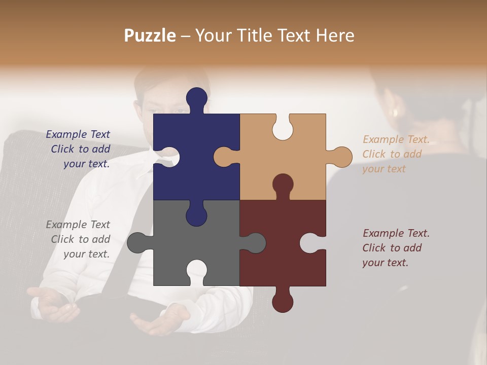 Counseling Depression Help PowerPoint Template