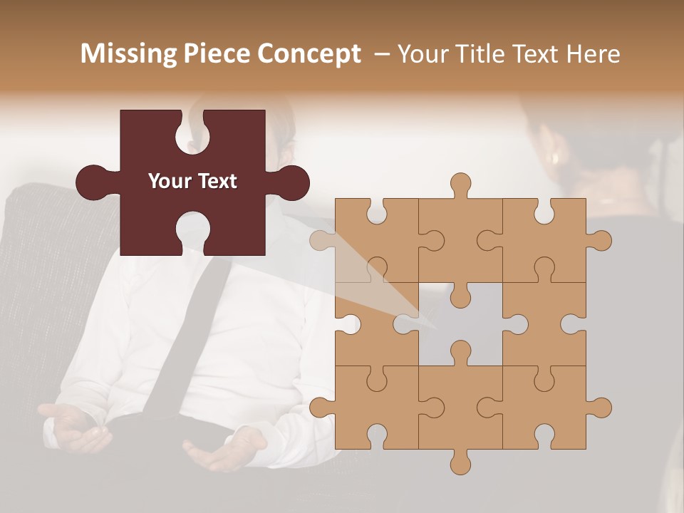 Counseling Depression Help PowerPoint Template