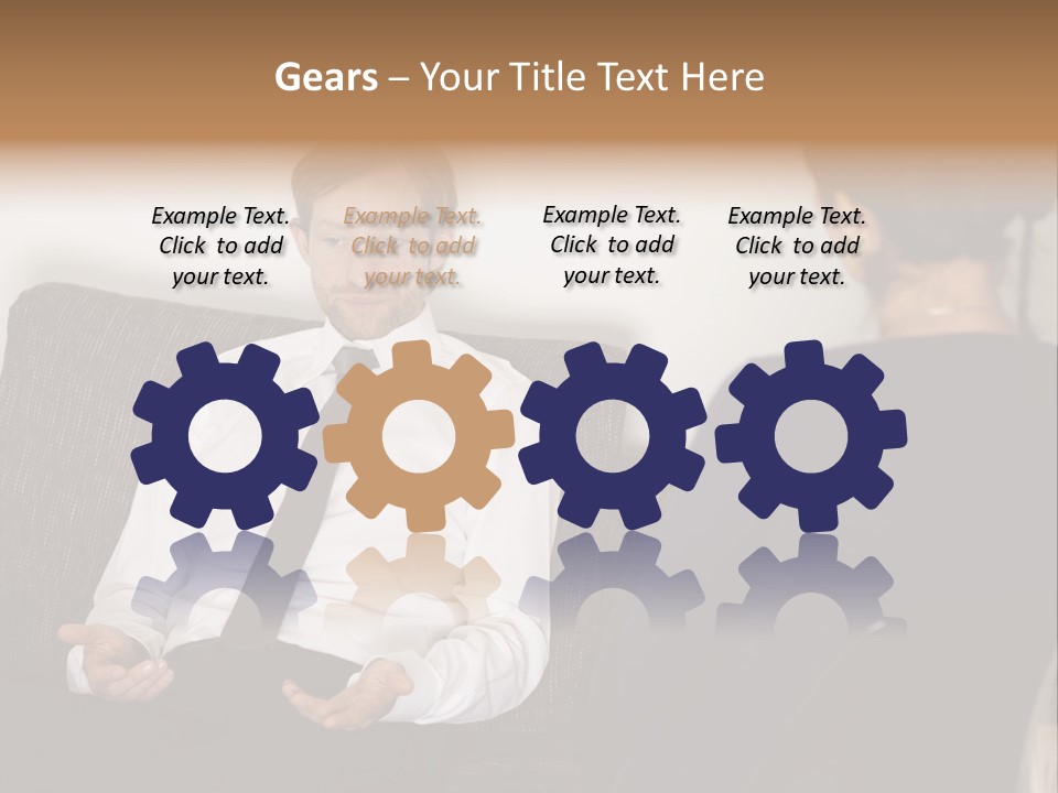 Counseling Depression Help PowerPoint Template