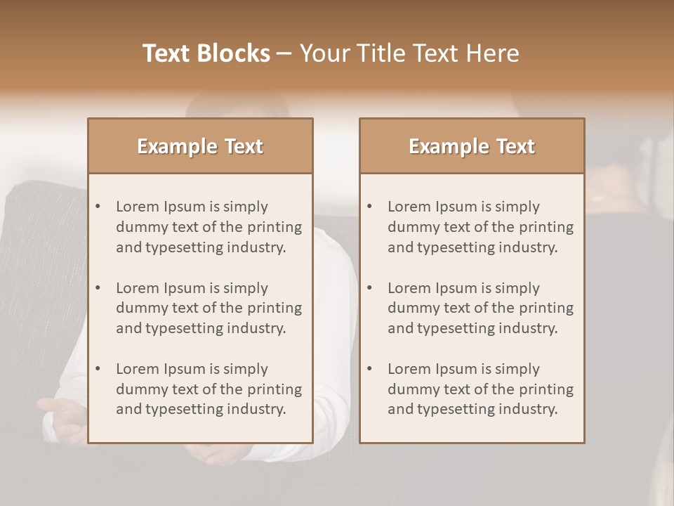 Counseling Depression Help PowerPoint Template