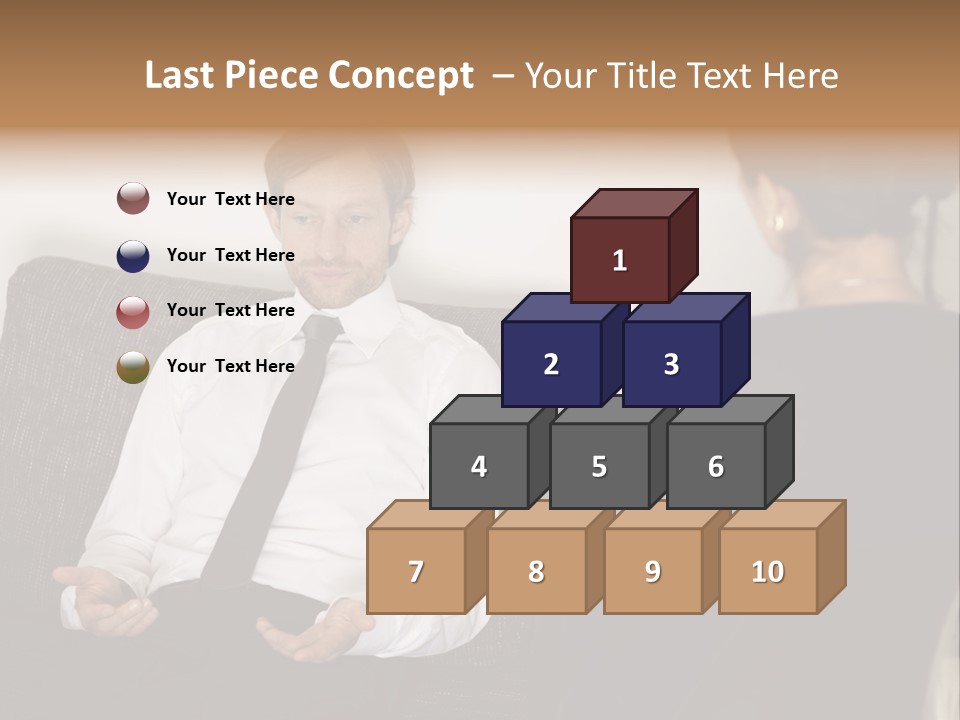 Counseling Depression Help PowerPoint Template