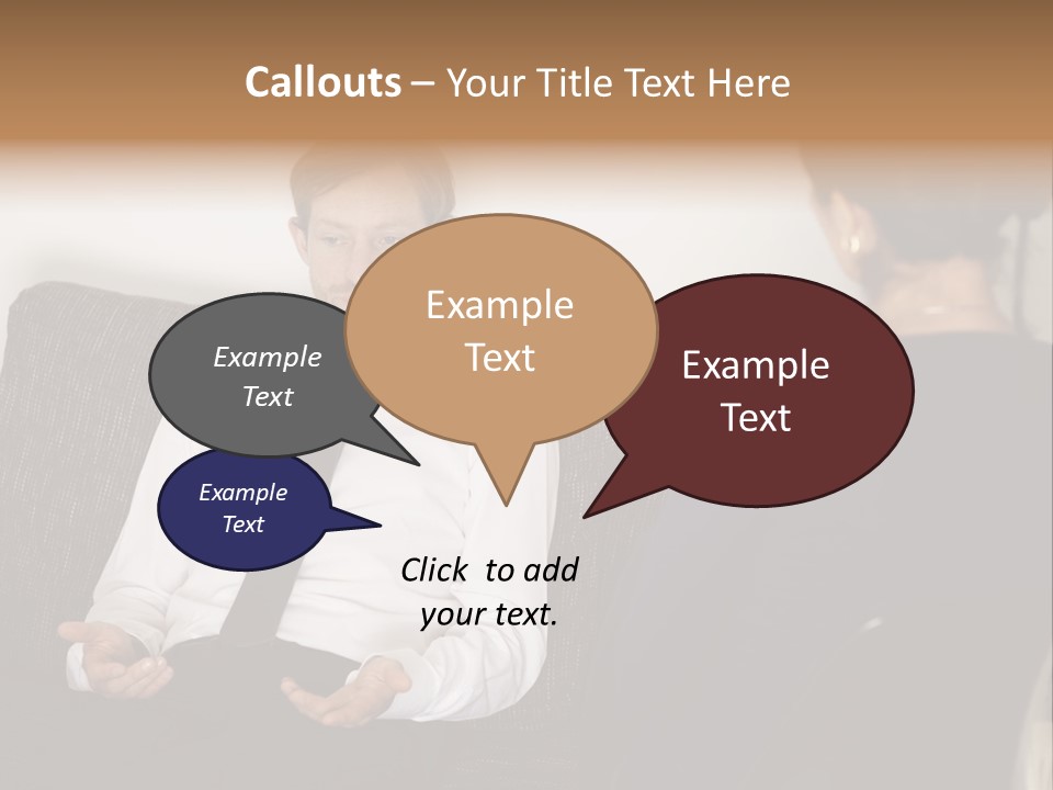 Counseling Depression Help PowerPoint Template