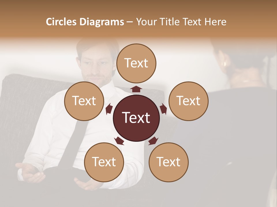 Counseling Depression Help PowerPoint Template