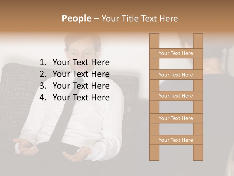 Counseling Depression Help PowerPoint Template