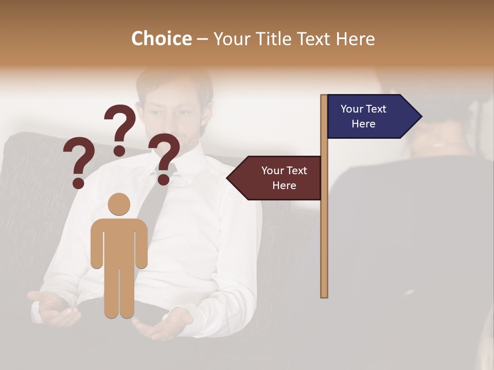 Counseling Depression Help PowerPoint Template