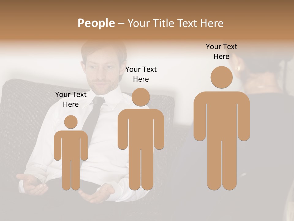 Counseling Depression Help PowerPoint Template